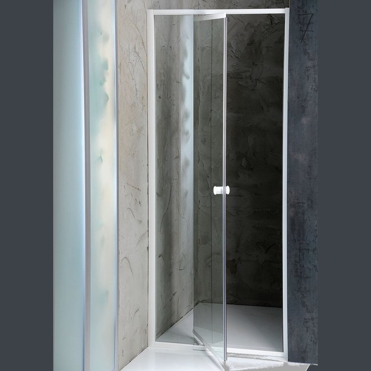 AMICO sprchové dvere výklopné 1040-1220x1850mm, číre sklo