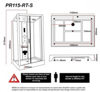 Parná kabína (so saunou) Insignia 115 Premium Model 2025