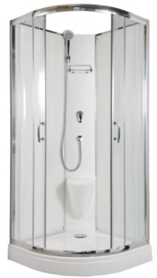 ARTTEC BRILIANT NEW - sprchový box model 2 chinchila
