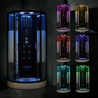 Masážná kabína Čierna perla 90 BLACK PEARL 90x90cm