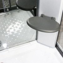 Parná kabína (so saunou) Premium Twin 1400x900mm Silver Frame