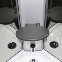 Parná sprchová kabína Insignia Premium1100x700mm - čierny rám/ľavé prevedenie Model 2022