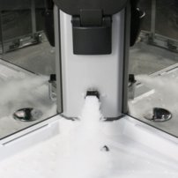 Parná sprchová kabína Insignia Premium1100x700mm - čierny rám/ľavé prevedenie Model 2022