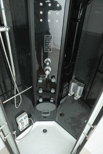 Masážná kabína Čierna perla 90 BLACK PEARL 90x90cm