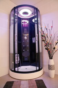 Masážná kabína Čierna perla 90 BLACK PEARL 90x90cm