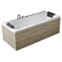 AWT GE108-1E s drevenou zásterou 180x80