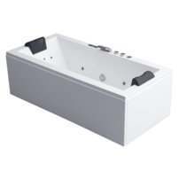 AWT GE108TSL s akrylovou zásterou 191x90