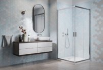 H2O obdĺžnikový sprchový kút Comfort D 100x80