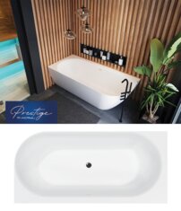 Špeciálna vaňa Lily 175x82 cm čierna P