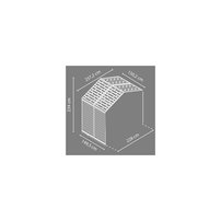 PALRAM SKYLIGHT 8X4 HNEDÝ