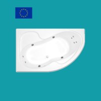 Fortuna hydromasážna vaňa 150/160/170X100 systém 4+4+2