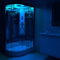 Sprchová kabína Insignia Premium1100x700mm - chrómový rám/pravé prevedenie , bez sauny Model 2022
