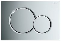 GEBERIT SIGMA01 Dual tlačídko, chróm lesk