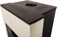 Krbové kachle HS Flamingo Saporo 11/7 Krém ER s výmenníkom a el reguláciou - AQUAFLAM