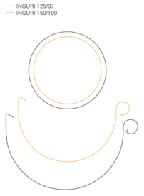 Objímka zvodovej rúry   125/87
