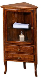 RETRO skrinka rohová 60x120x47cm, buk, ľavá