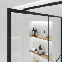 Sprchová zástena Walk-in Baki Belleville 120