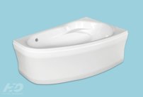 Kitty asymetrická vaňa  150x95