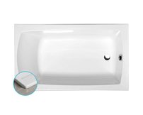 LILY SLIM obdĺžniková vaňa 120x70x39cm, biela