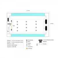 Hydromasážna vaňa Atlantik XL, 180x120x60cm