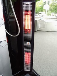 Parný sprchový box + infračervená kabína D77, 143x85x215cm