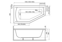 Asymetrická vaňa Venus 140/150/160