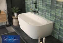 Špeciálna vaňa New Velvet 160 x85 s bielym čelným panelom - 210 L