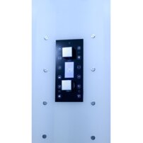 Parná sprcha EAGO DZ1013F12 White 120 × 95