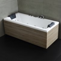 AWT GE108E s drevenou zásterou 190x90