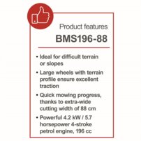 Scheppach BMS 196-88 lištová kosačka