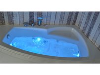 ARTTEC THALEILA SURF + CHROMO 160 x 105 hydromasážna vaňa akrylátová ĽAVÁ