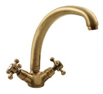 ANTEA stojánkova drezová batéria s vysokou hubicou, výška 265mm, bronz