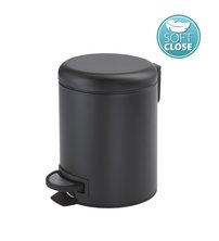 POTTY Odpadkový koš 3l, Soft Close, čierna matná