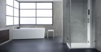 AWT GE105-1E s akrylovou zásterou 170x120