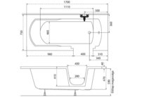 Bezbariérová vaňa Héra