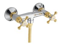 ANTEA nástenná sprchová batéria, chróm/zlato