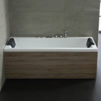 AWT GE108-2E s drevenou zásterou 170x80 vpravo