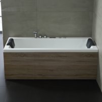 AWT GE108-2E s drevenou zásterou 170x80 vpravo