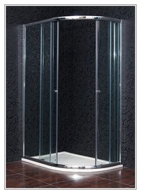ARTTEC KLASIK 80x120 chinchila NEW - Sprchová zástena štvrťkruhová