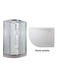 ARTTEC SIRIUS - sprchový box model 2 Strop chinchila pravá