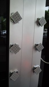 Parný sprchový box + infračervená kabína D76, 90x90x215cm
