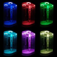 Sprchová kabína Insignia Premium1100x700mm - čierny rám/pravé prevedenie , bez sauny Model 2022