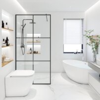 Sprchová zástena Walk-in Baki Belleville 100