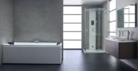 AWT GE108-1TSL s akrylovou zásterou 181x80