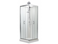 SMARAGD NEW 80 - sprchový box model 1 clear - sprchový set