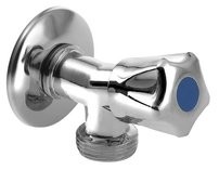 Pračkový ventil so spätnou klapkou 1/2'x3/4', chróm