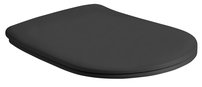 NOLITA WC sedátko Soft Close SLIM, duroplast, čierna matná