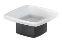 LOUNGE mydelnička na postavenie, čierna