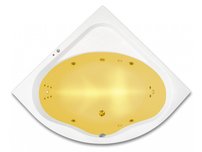 ARTTEC GAIA SURF + CHROMO 150x150 hydromasážna akrylátová vaňa