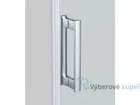 QuickLine Austin chróm 90X90 ,čierny